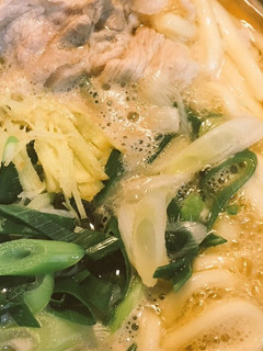 ネギどっさり。生姜多めの肉うどん-レシピのメイン写真