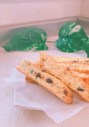 チョコとバナナのサクサクビスコッティ♪-レシピのメイン写真