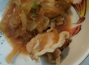 豚のこまぎれ野菜入りどんぶり風(^^;)-レシピのメイン写真