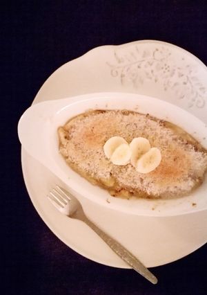 バナナ＆ココナッツのシンプルグラタン-レシピのメイン写真