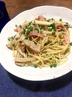 エリンギとベーコンの和風 パスタ-レシピのメイン写真