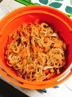 tacookで簡単切り干し大根の煮物-レシピのメイン写真