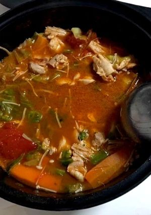 重曹とトマト缶のトロトロ鍋-レシピのメイン写真