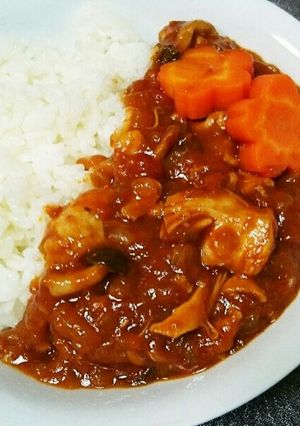 大好き♪濃厚チキントマトカレー-レシピのメイン写真