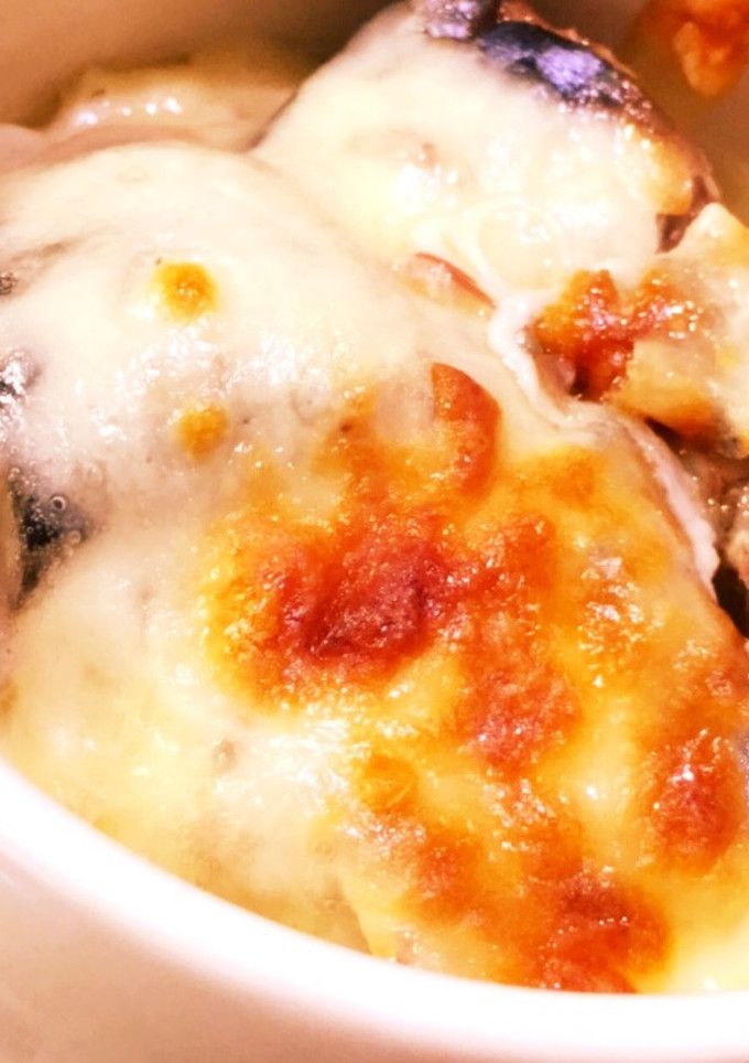 鯖の水煮缶使用☆重ねて入れて焼くだけ〜♪-レシピのメイン写真