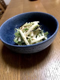 水菜と大根の和風サラダ-レシピのメイン写真