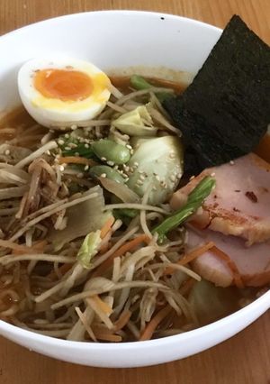 簡単 ＊ 焼き野菜らぁめん-レシピのメイン写真