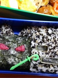 エンダードラゴン&ウィザースケルトン弁当-レシピのメイン写真