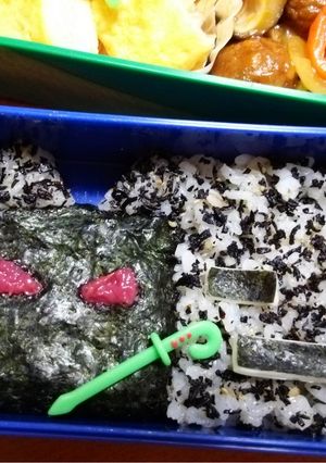 エンダードラゴン&ウィザースケルトン弁当-レシピのメイン写真