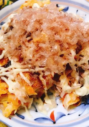 簡単！キムチお好み焼き-レシピのメイン写真