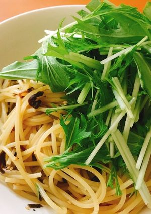 即席パスタ☆塩昆布とふりかけのパスタ-レシピのメイン写真
