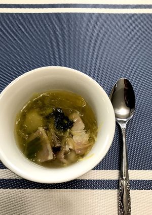 そうめんかぼちゃのシャキシャキスープ-レシピのメイン写真