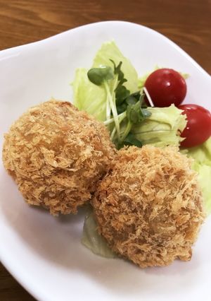 コロンと可愛い豚こまチーズトンカツ♡-レシピのメイン写真