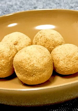 子どものおかず＊かぼちゃきな粉＊-レシピのメイン写真