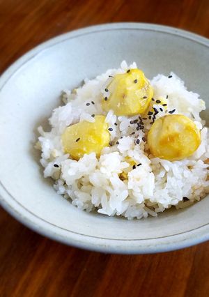 秋の味覚 ホクホク 栗の炊き込みご飯-レシピのメイン写真