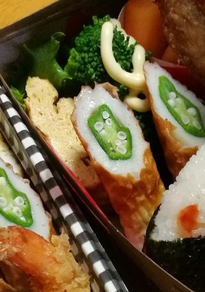 簡単お弁当の彩りに☆ちくわオクラ-レシピのメイン写真