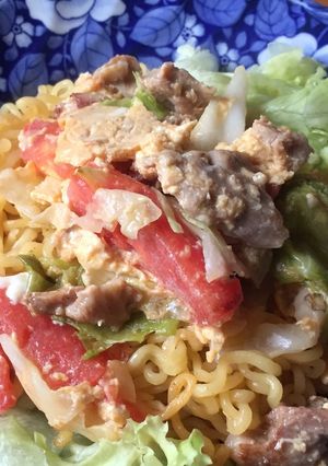 お手軽混ぜ辛ラーメン-レシピのメイン写真