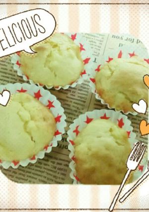 りんごとさつまいものカップケーキ-レシピのメイン写真