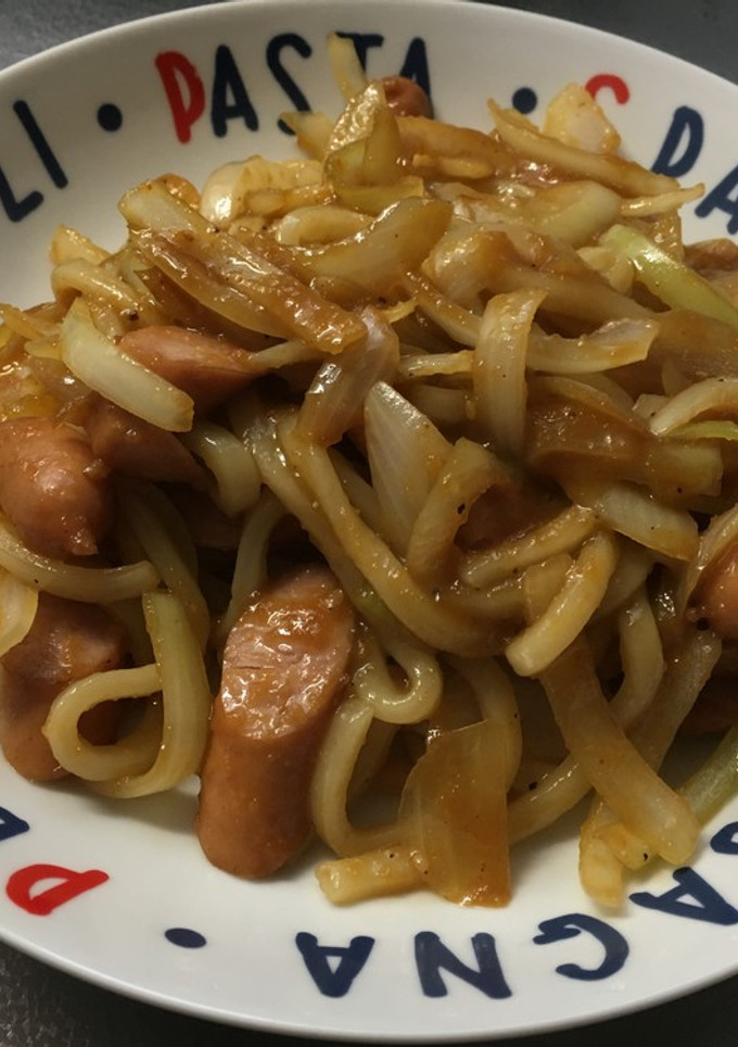 焼肉のタレで☆彡余り物焼きうどん-レシピのメイン写真