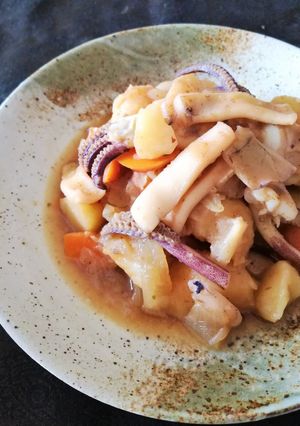 【釣食】こってり濃厚♪イカじゃがバター-レシピのメイン写真