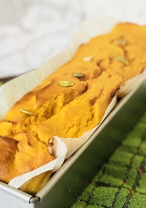 粉要らず！カボチャリンゴケーキ-レシピのメイン写真