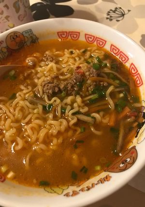 余りもので、辛ラーメン-レシピのメイン写真
