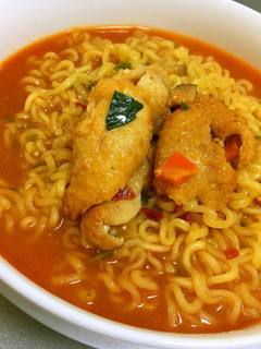 鶏皮でコクうま!辛ラーメン♪-レシピのメイン写真