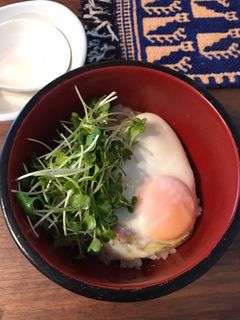 ハムエッグ丼-レシピのメイン写真