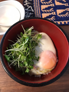 ハムエッグ丼-レシピのメイン写真