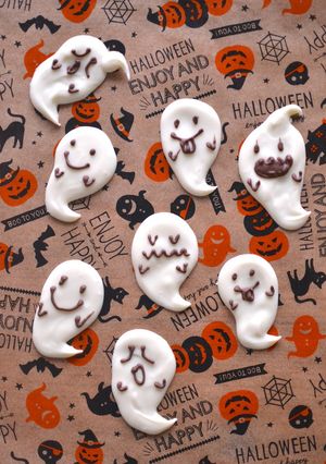 ハロウィンにおばけチョコ-レシピのメイン写真