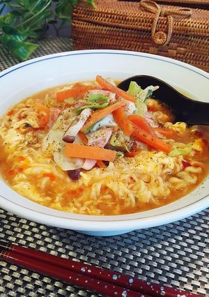 辛ラーメンでウマウマ酸辣湯麺♪-レシピのメイン写真