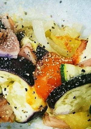クッキングシートで可愛くラタトゥイユ♪-レシピのメイン写真