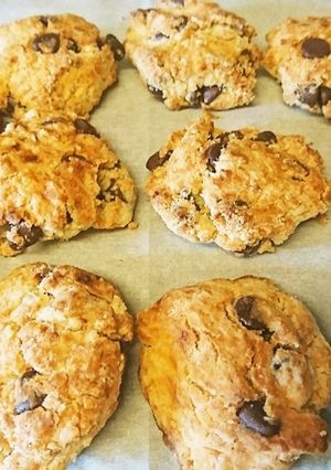 アレルギー用 夢のバナナチョコスコーン！-レシピのメイン写真