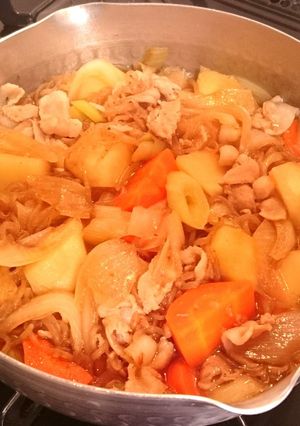 ほっこり献立！『豚バラ肉じゃが』-レシピのメイン写真
