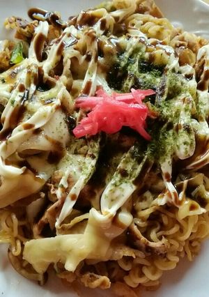 辛ラーメンでお好み焼き風-レシピのメイン写真
