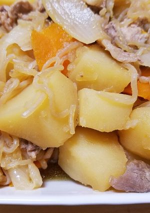 ずぼら嫁の簡単肉じゃが-レシピのメイン写真