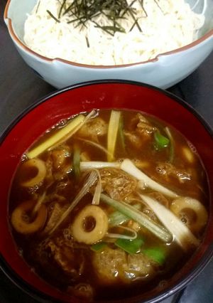 カレーつけ素麺-レシピのメイン写真