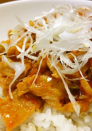 豚キムチ丼。-レシピのメイン写真