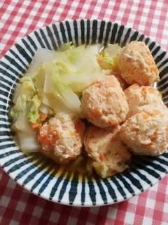 あったか♡白菜と鶏団子の生姜煮-レシピのメイン写真