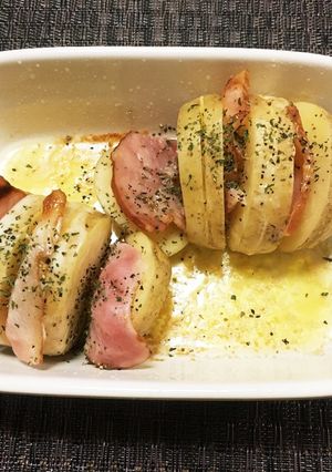 ハッセルバックポテト-レシピのメイン写真