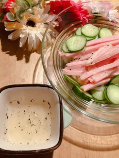 手作りドレッシングサラダ♪!!-レシピのメイン写真
