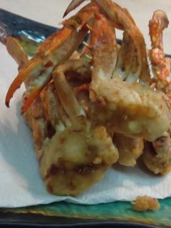 渡り蟹の唐揚げ☺カレー塩で-レシピのメイン写真