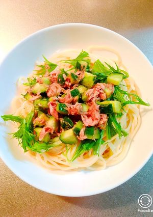 きゅうりとツナの冷製パスタ-レシピのメイン写真