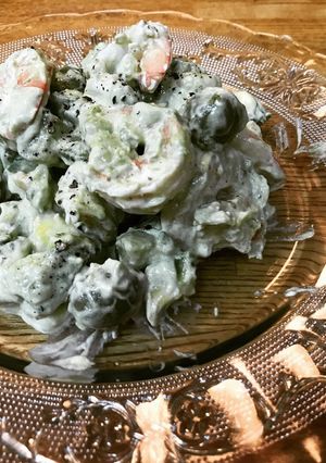 【カフェ飯】★海老とアボカドのサラダ★-レシピのメイン写真