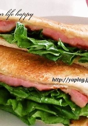 ベーコン・レタス・チーズ☆ホットサンド-レシピのメイン写真