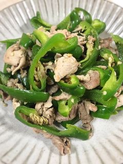 *豚肉とピーマンのうま塩炒め-レシピのメイン写真
