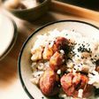 昆布茶を使って、お手軽栗ごはん。