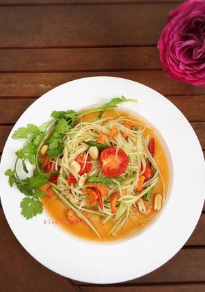 簡単！タイ料理☆ソムタム☆パパイヤサラダ-レシピのメイン写真