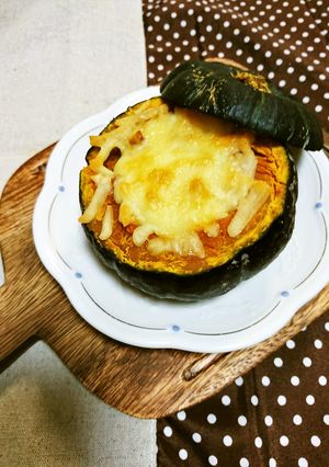 坊ちゃんかぼちゃdeかぼちゃグラタン♪-レシピのメイン写真