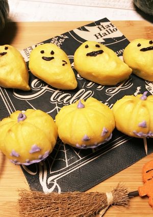 簡単☆ハロウィンのびっくりスイートポテト-レシピのメイン写真